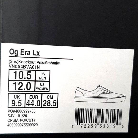 Vault by Vans X SNS OG Era LX Shoes *NIB* - Picture 15 of 15